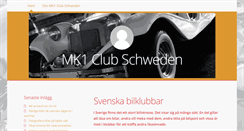 Desktop Screenshot of mk1clubschweden.se