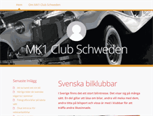 Tablet Screenshot of mk1clubschweden.se
